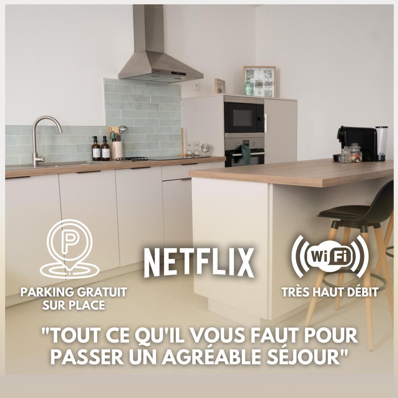 Lou Cabanot - Appartement Lumineux 3 Chambres - Parking Gratuit Béziers Extérieur photo